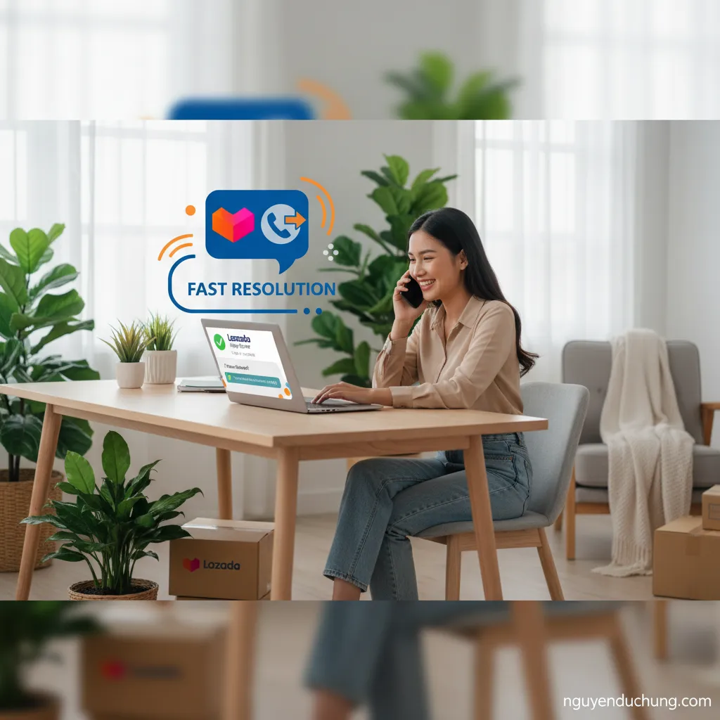 Giải quyết vấn đề Lazada nhanh chóng
