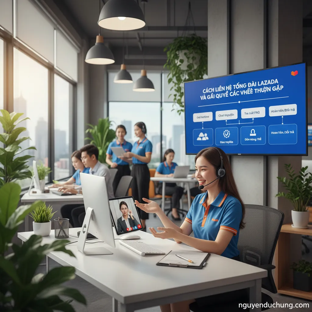 Hỗ trợ khách hàng Lazada tận tình chuyên nghiệp
