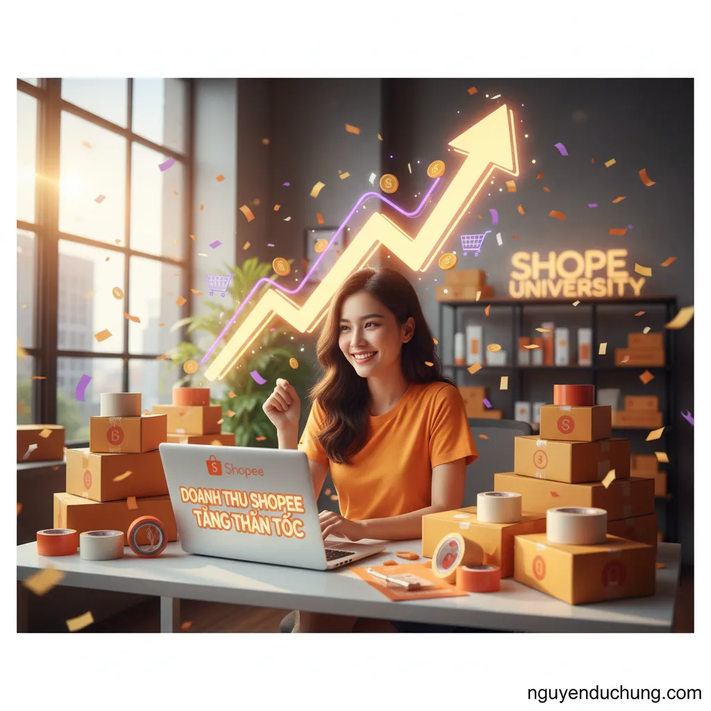 Tăng doanh thu Shopee thần tốc.