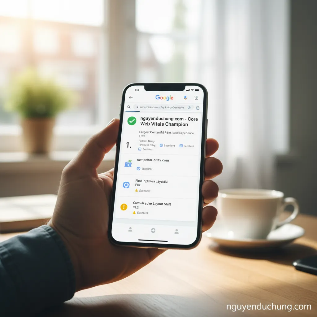 3. **Thứ hạng website** (từ khóa chính, tập trung vào kết quả)