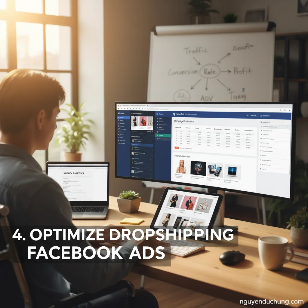 4. Optimize Dropshipping Facebook Ads