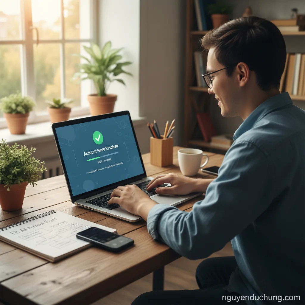 2. **Khắc phục lỗi tài khoản quảng cáo Facebook**