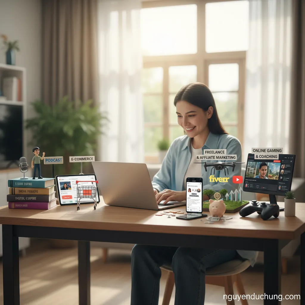 7 cách kiếm tiền MMO hot