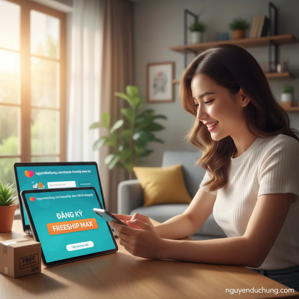 Đăng ký Freeship Max dễ dàng