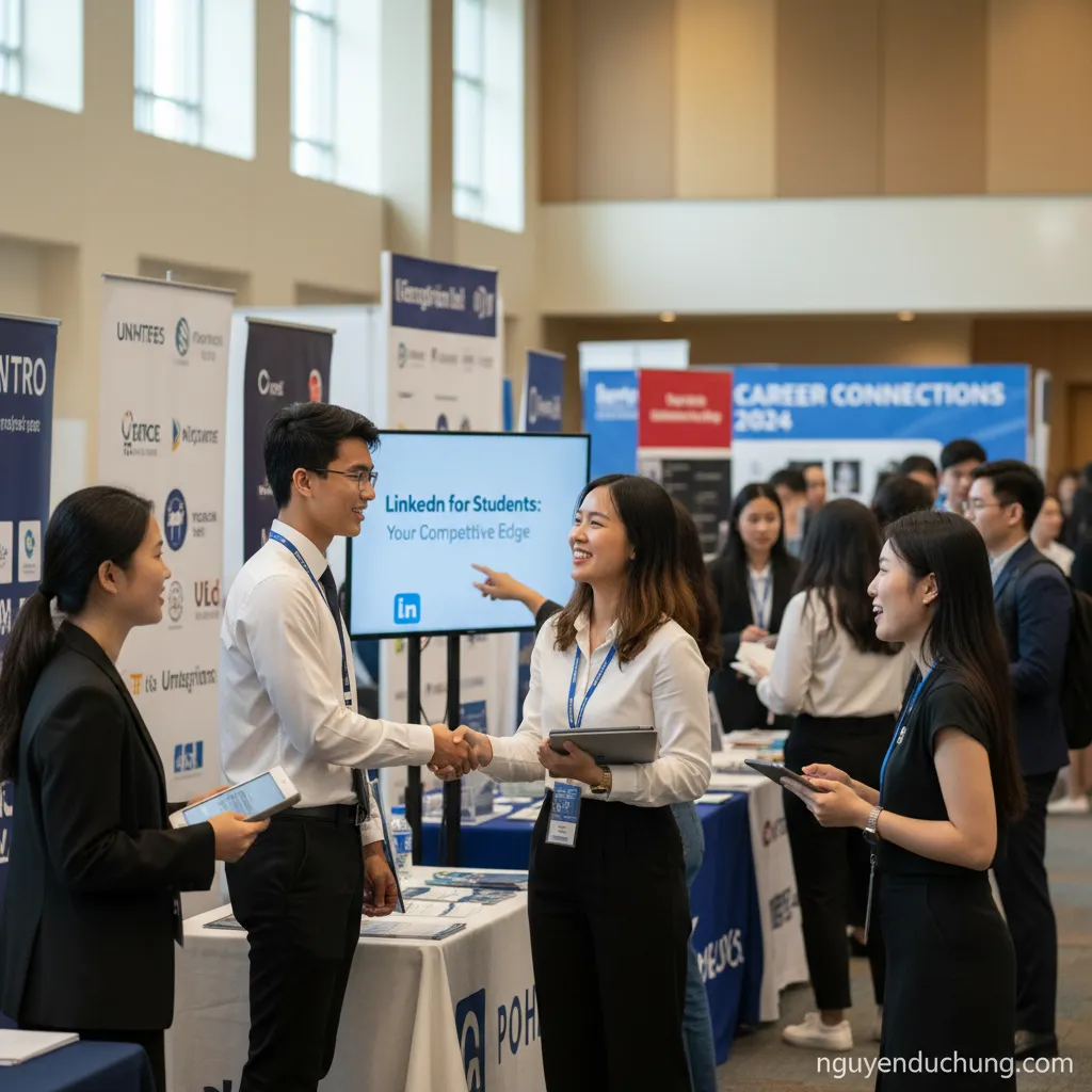 4. Sinh viên tham dự hội thảo việc làm, kết nối với nhà tuyển dụng