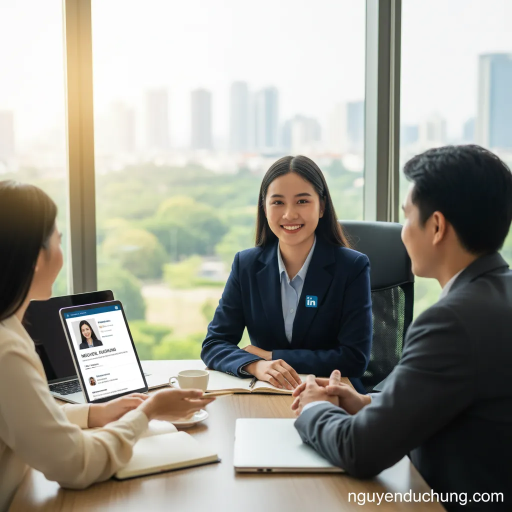 5. Sinh viên tự tin trong buổi phỏng vấn xin việc