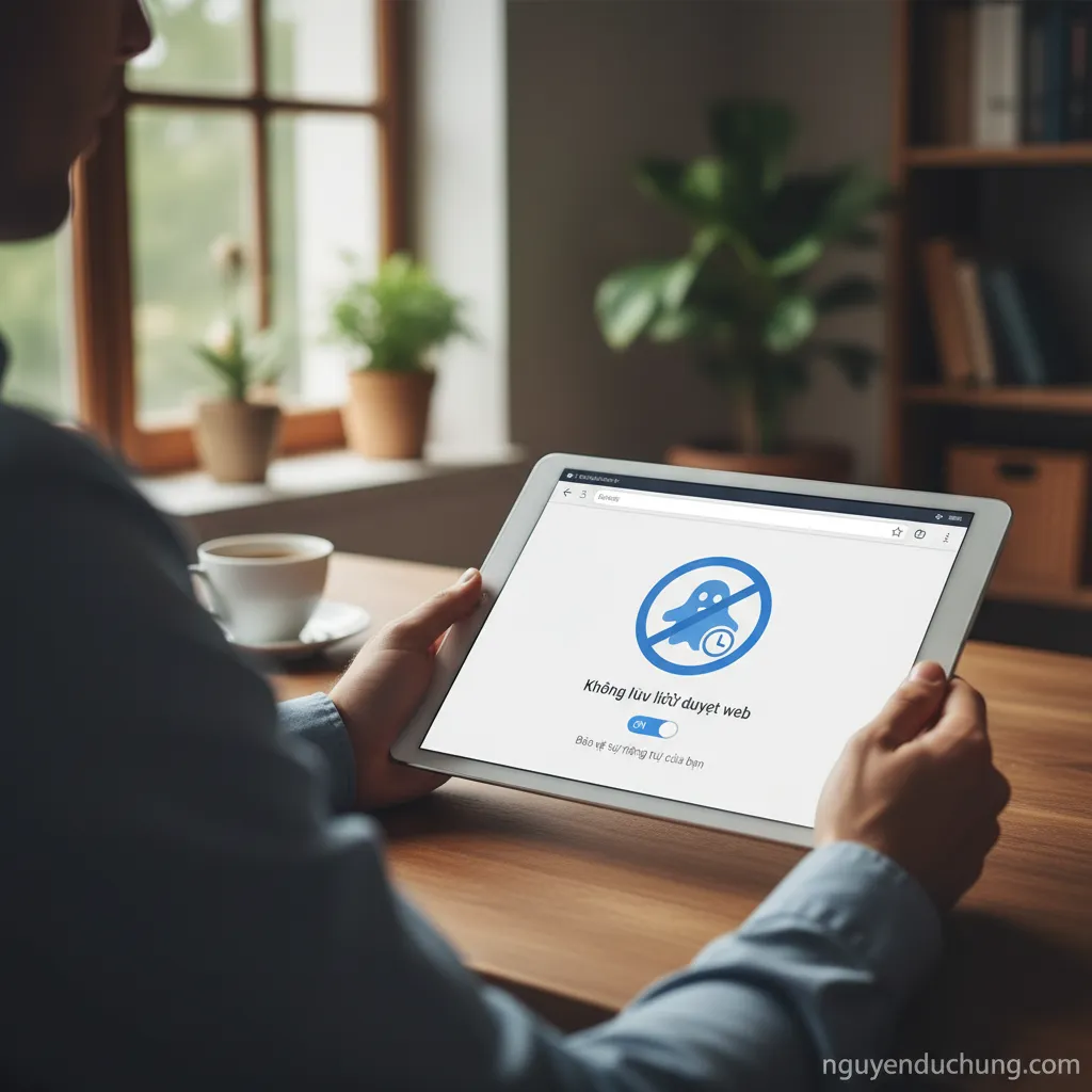 6. Không lưu lịch sử Cốc Cốc