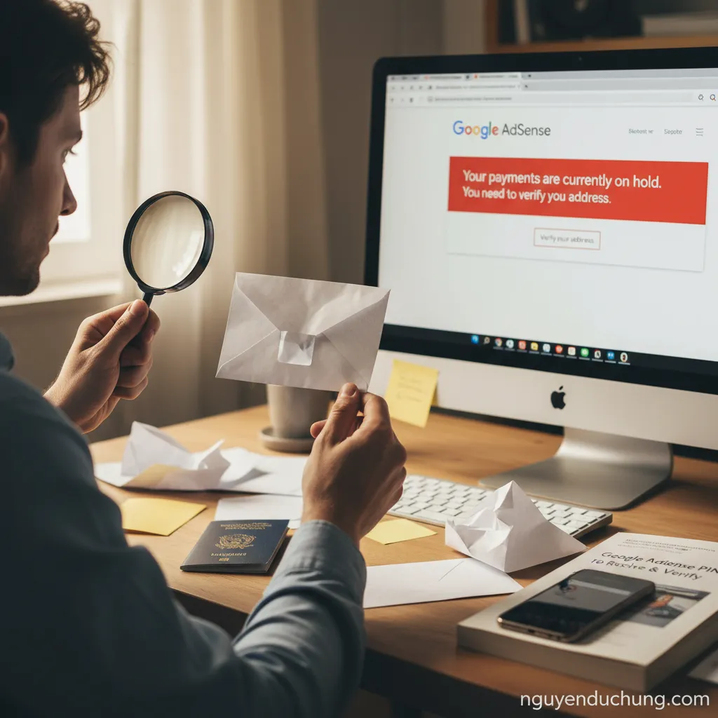 Mã PIN AdSense không đến