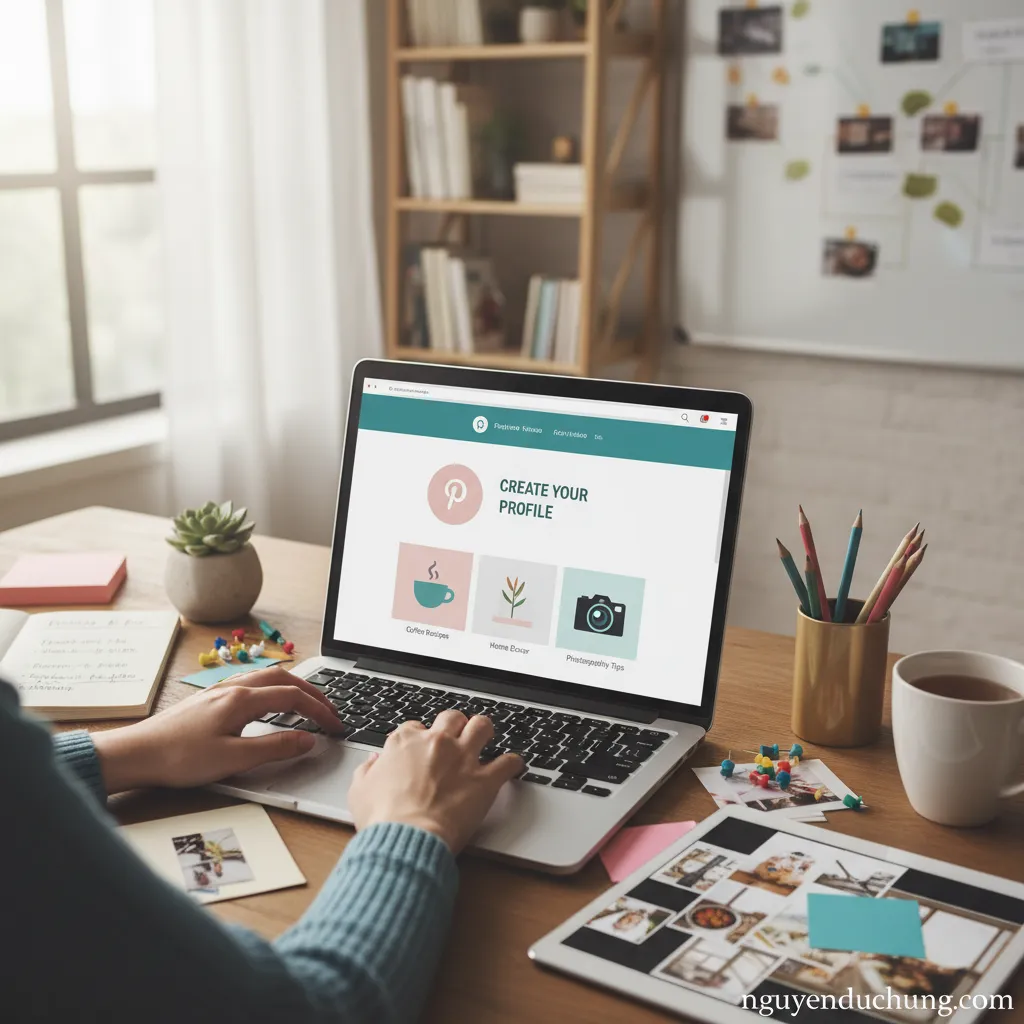 Thiết lập hồ sơ Pinterest