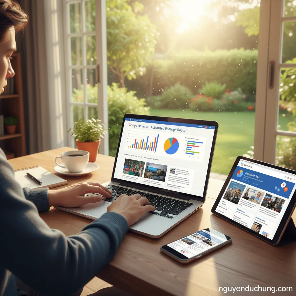 Kiếm tiền với quảng cáo tự động AdSense