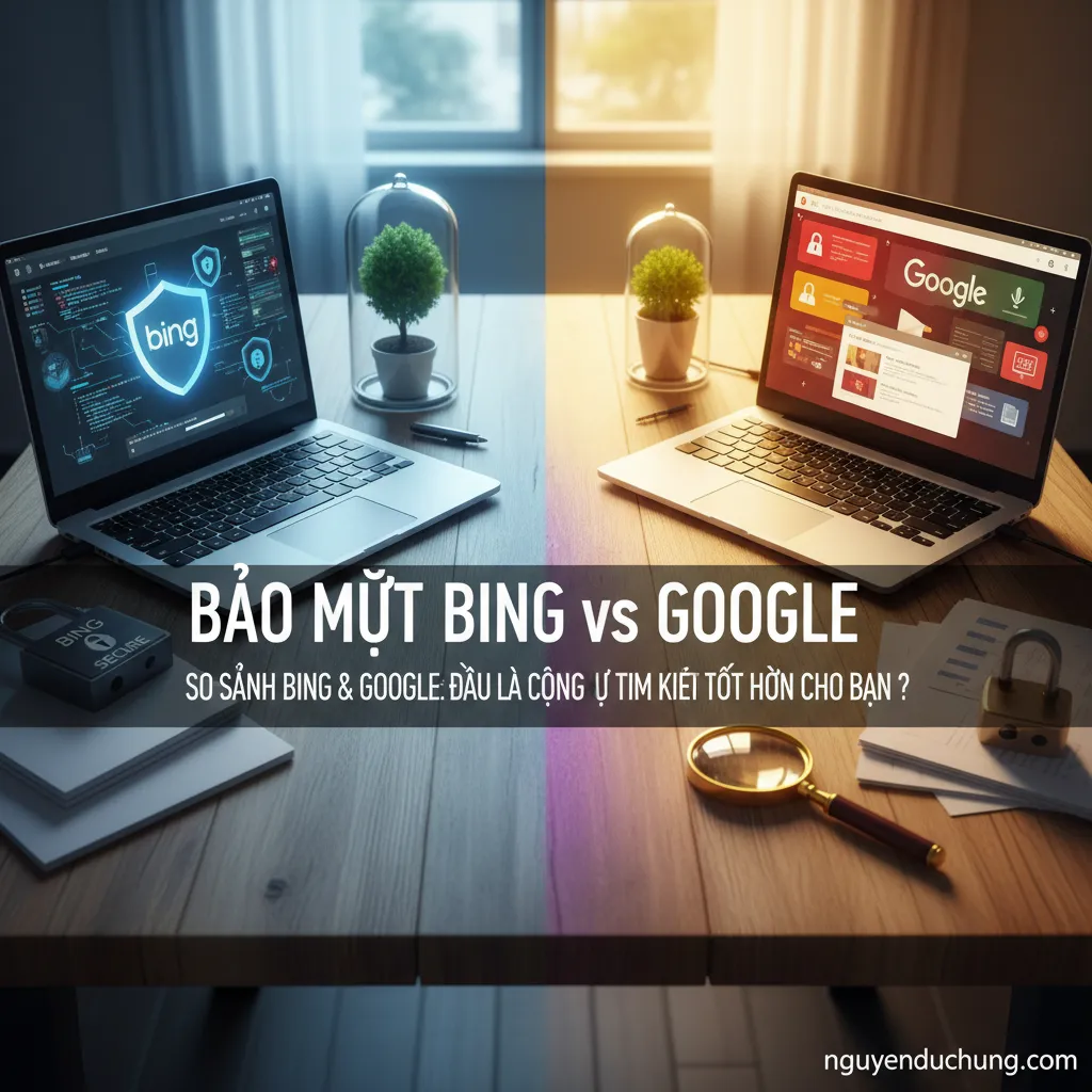 Bảo mật Bing so với Google