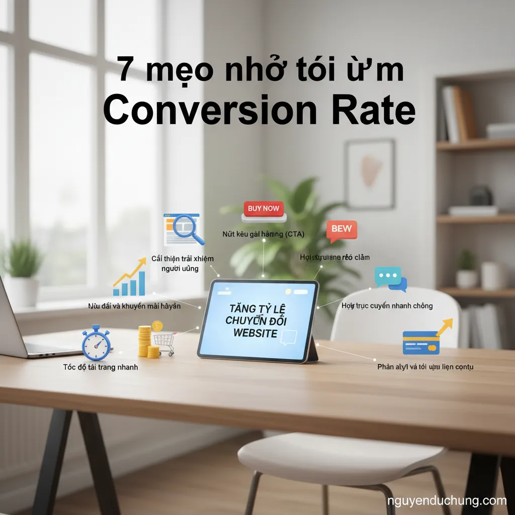 7 mẹo nhỏ tối ưu Conversion Rate
