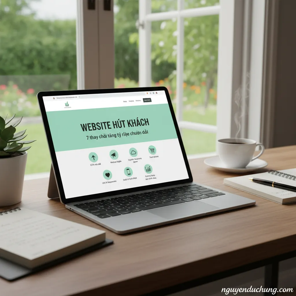 Website hút khách với 7 thay đổi