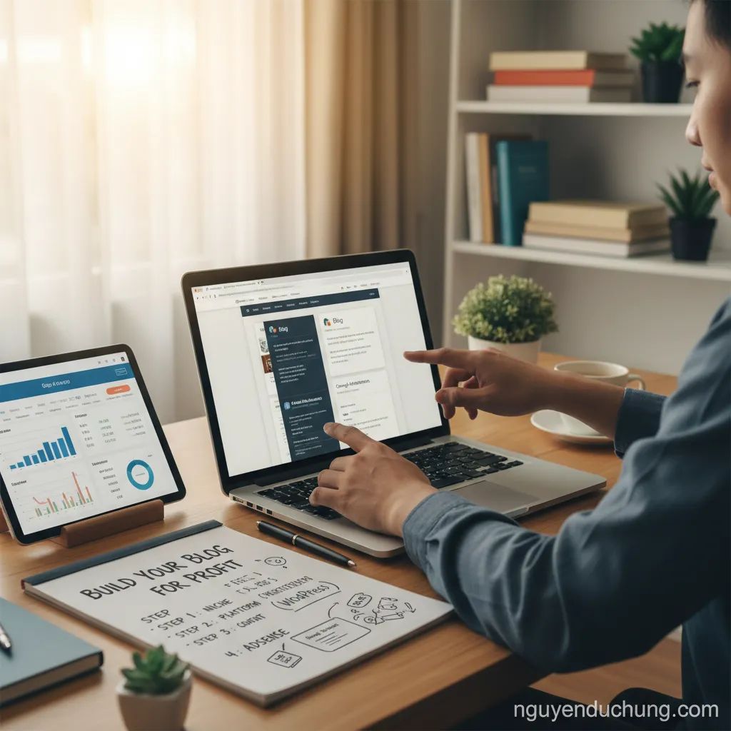 Hướng dẫn tạo website kiếm tiền