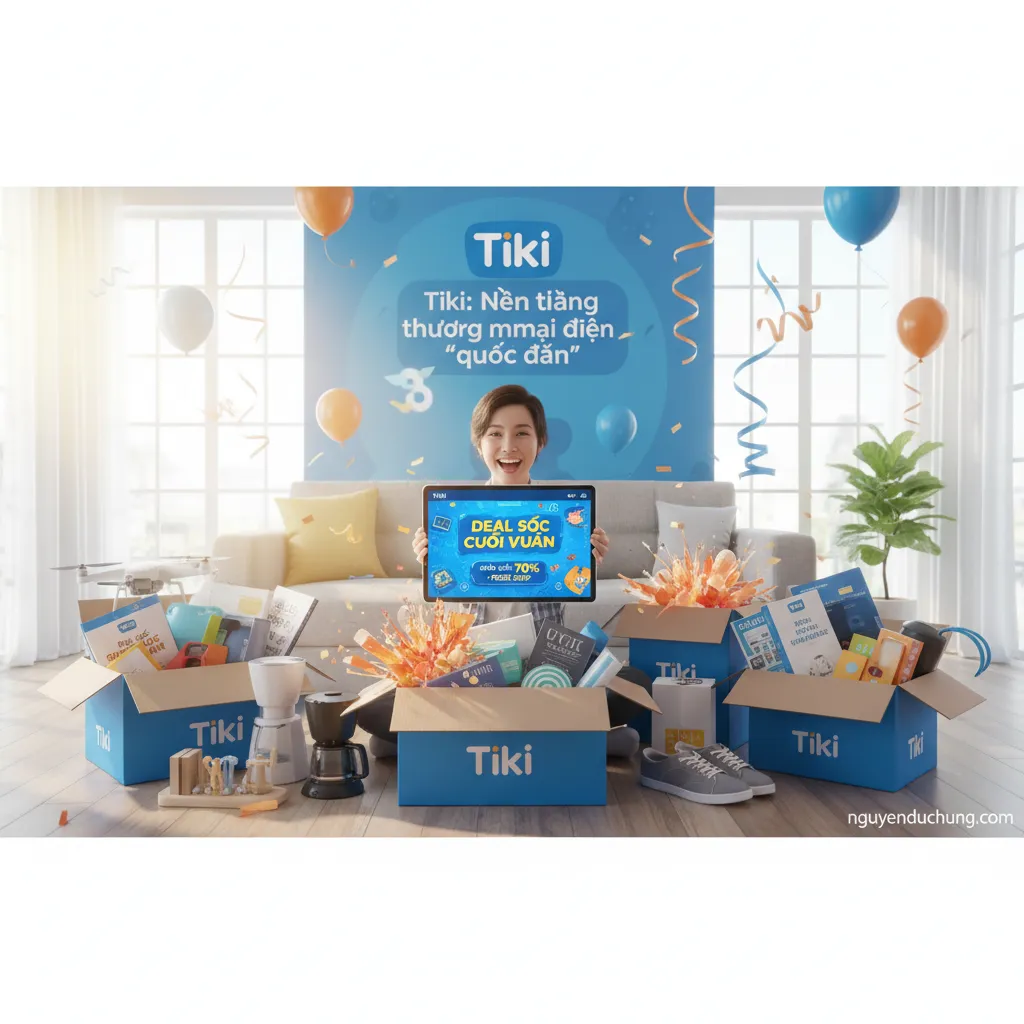 Tiki khuyến mãi hấp dẫn