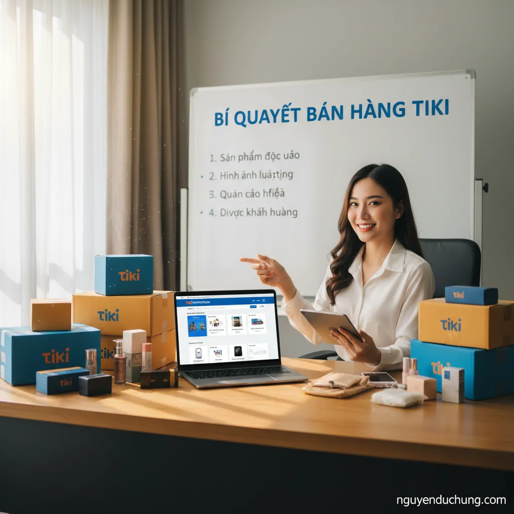 Bí quyết bán hàng Tiki.