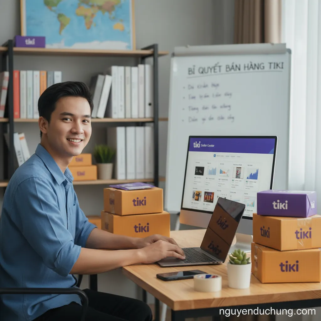 Người mới bán hàng Tiki.