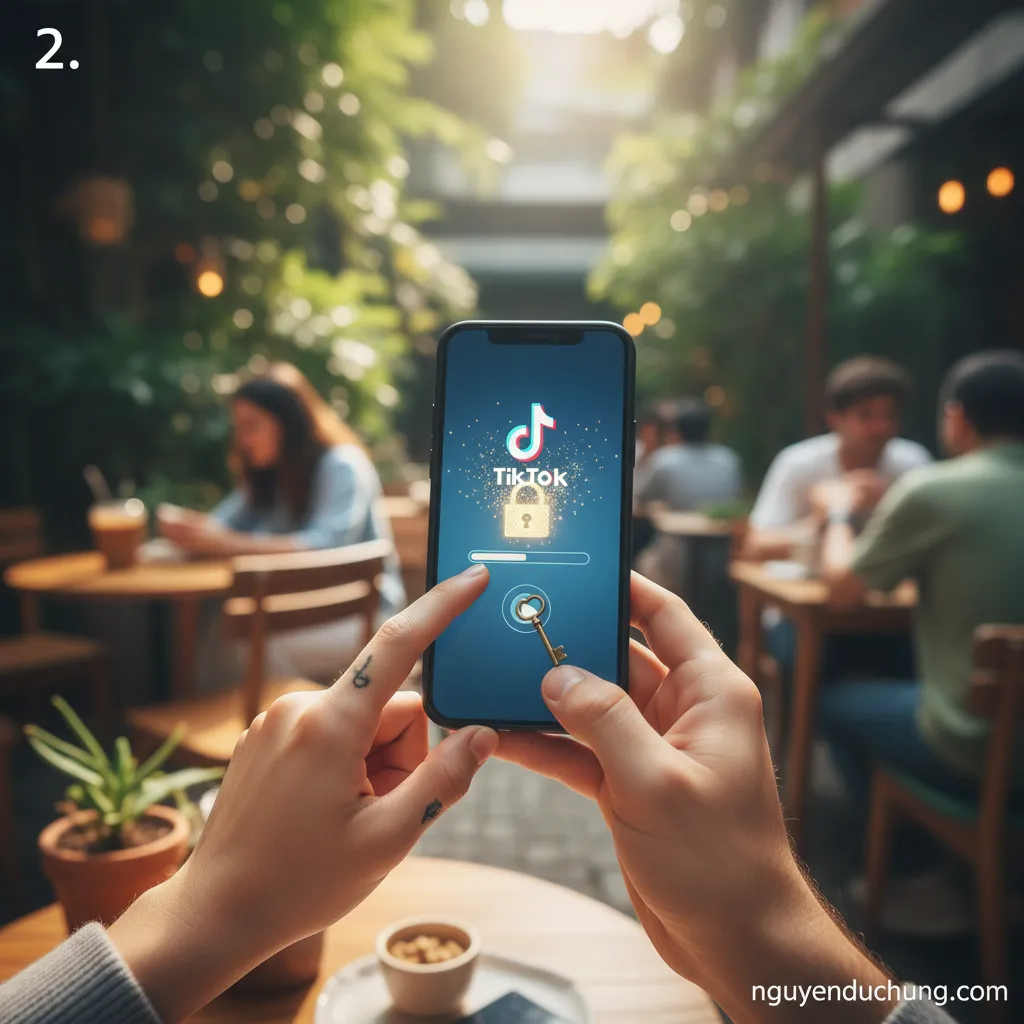 2. Mở khóa TikTok