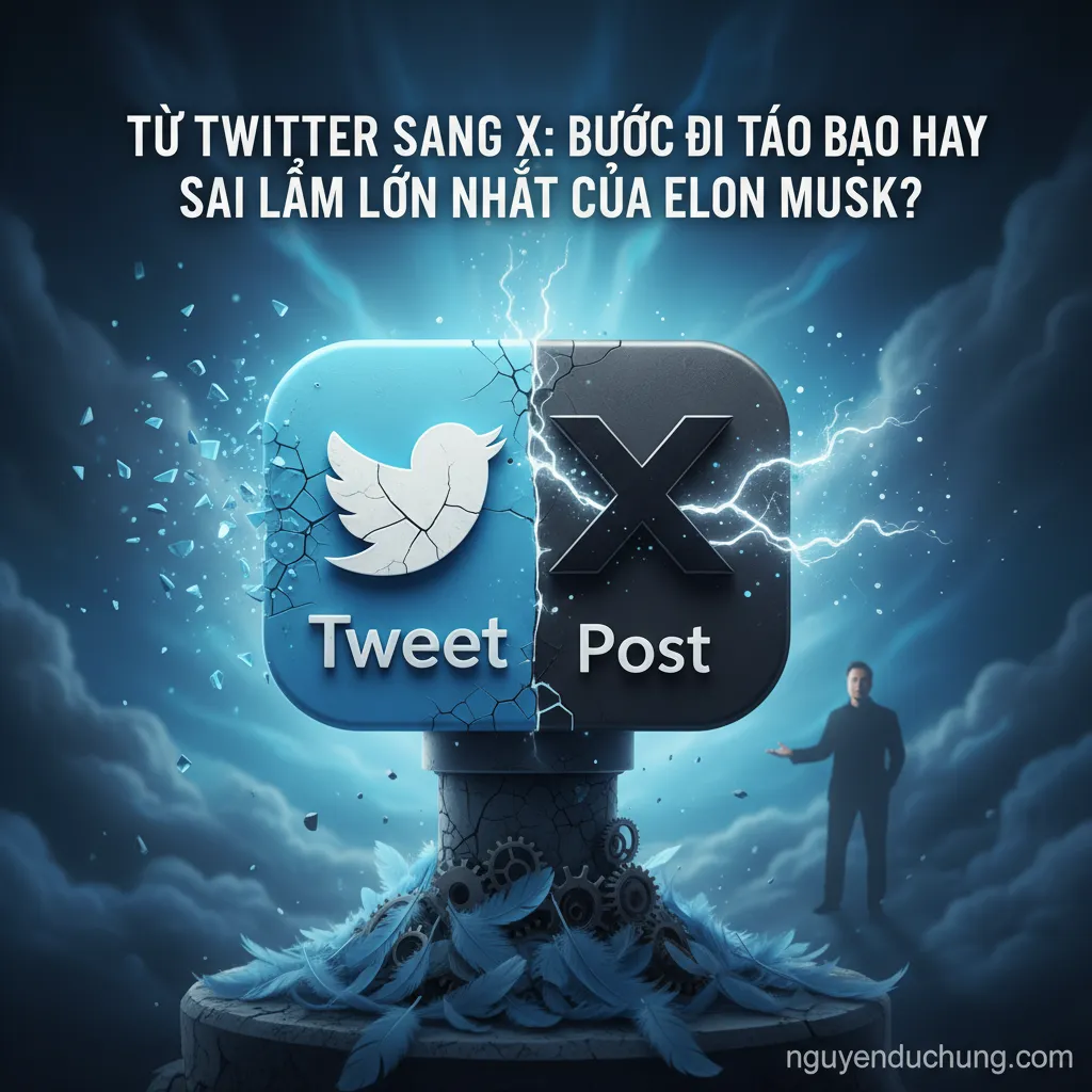 Nút tweet thành nút post