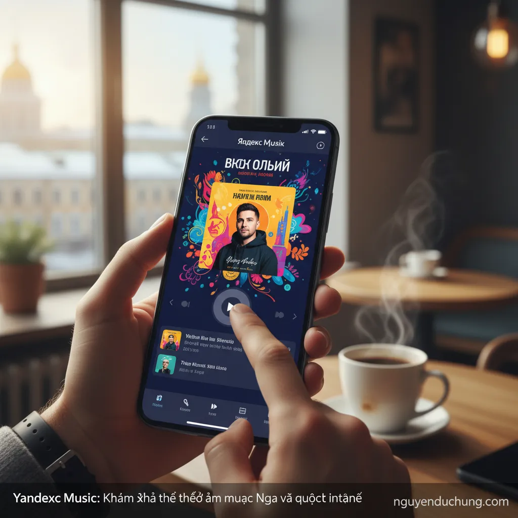 Ứng dụng Yandex Music trên điện thoại